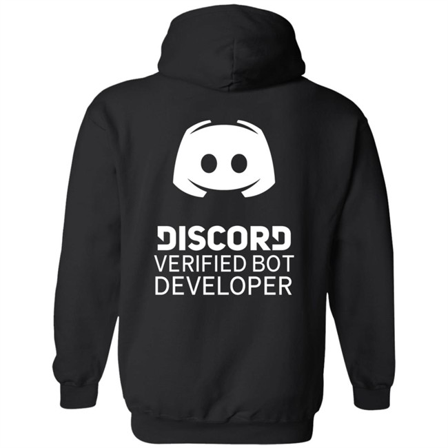 Discord Merch Discord Verified Bot Developer Hoodie