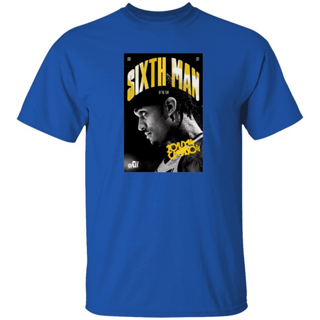 Utah Jazz Merch 6Th Man Of The Year Exclusive Shirt Utah Jazz Merch 6Th Man Of The Year Exclusive Shirt