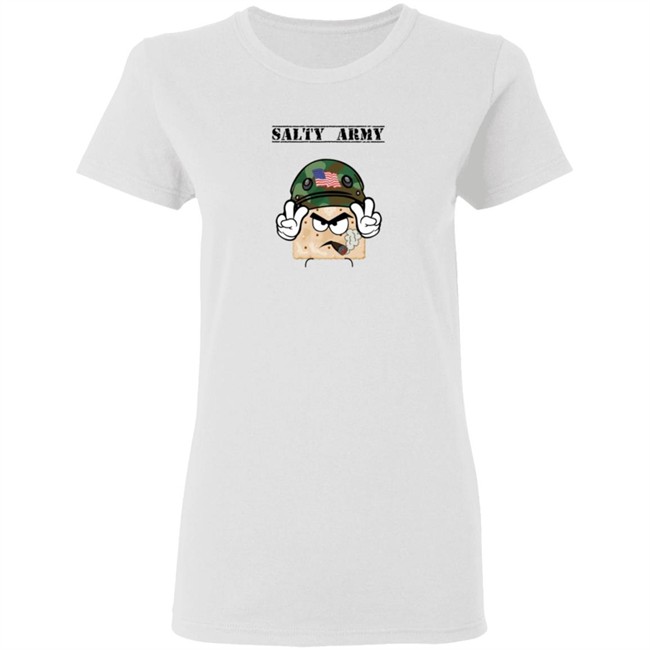 Salty Cracker Merch Salty Army Shirt Salty Cracker Merch Salty Army Shirt
