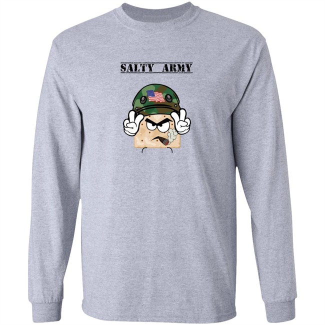 Salty Cracker Merch Salty Army Shirt Salty Cracker Merch Salty Army Shirt