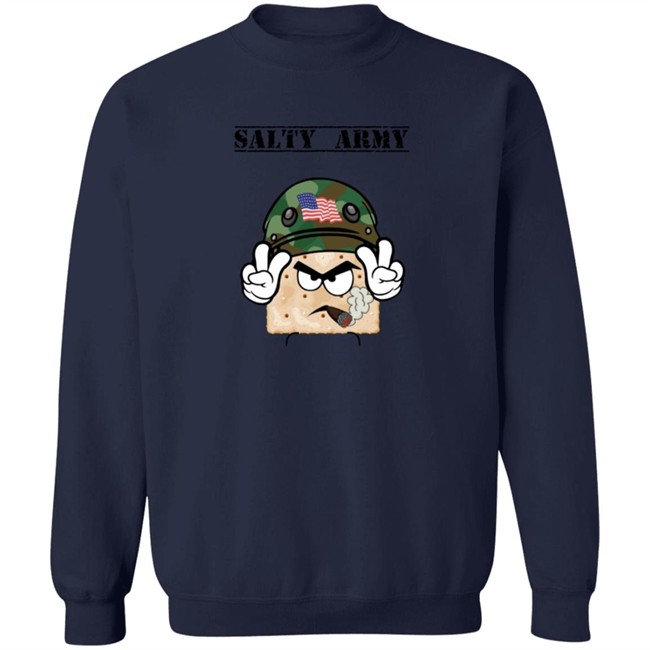 Salty Cracker Merch Salty Army Crewneck Sweatshirt
