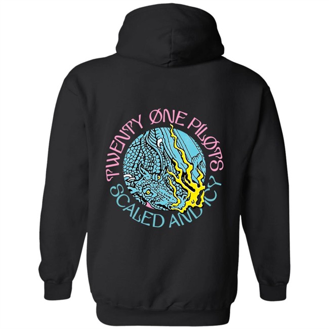 Twenty One Pilots Merch Circle Dragon Hoodie