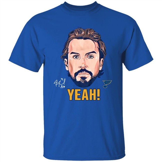 St. Louis Blues Justin Faulk Yeah Shirt Stl Authentics Merch