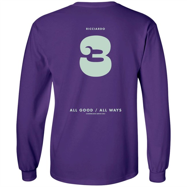 Daniel Ricciardo Merch Ric3 All Good All Ways Hoodie Daniel Ricciardo Merch Ric3 All Good All Ways Hoodie