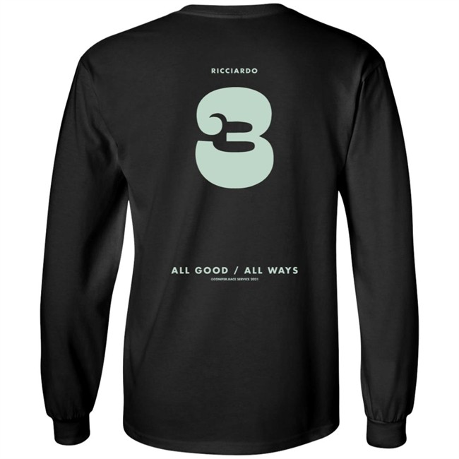 Daniel Ricciardo Merch Ric3 All Good All Ways Hoodie Daniel Ricciardo Merch Ric3 All Good All Ways Hoodie