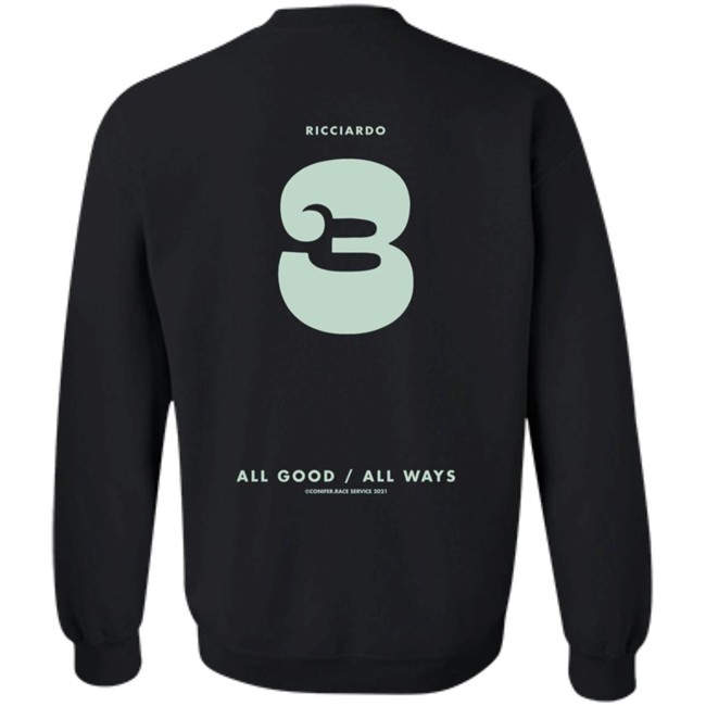 Daniel Ricciardo Merch Ric3 All Good All Ways Shirt Daniel Ricciardo Merch Ric3 All Good All Ways Shirt