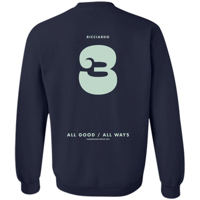 Daniel Ricciardo Merch Ric3 All Good All Ways Shirt Daniel Ricciardo Merch Ric3 All Good All Ways Shirt