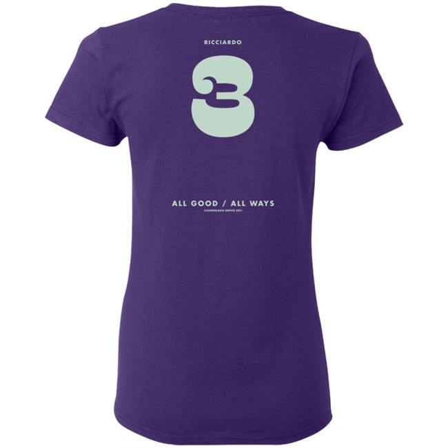 Daniel Ricciardo Merch Ric3 All Good All Ways Long Sleeve Shirt Daniel Ricciardo Merch Ric3 All Good All Ways Long Sleeve Shirt