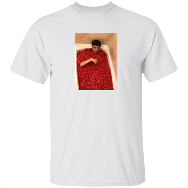 Oliver Tree Merch Limited Edition Cheetos Bath Tub Meme Tee Shirt