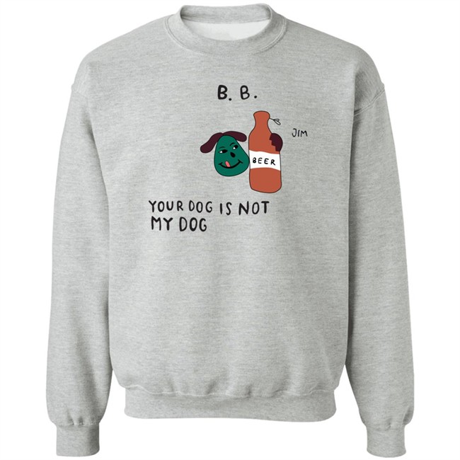 Bode New York Merch Your Dog Is Not My Dog Crewneck Sweatshirt Your Dog Is Not My Dog Crewneck Sweatshirt Bode New York Merch