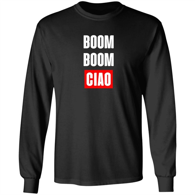 Shop Money Heist Merch Store Boom Boom Ciao Shirt