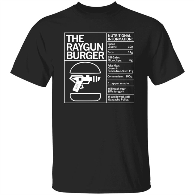 Marjorie Taylor Greene The Raygun Burger Nutritional Information Gazpacho Police Peach Tree Dish Shirt Raygun Merch