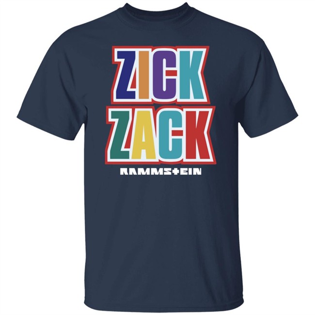Shop Rammstein Merch Store Zick Zack Shirt Shop Rammstein Merch Store Zick Zack Shirt