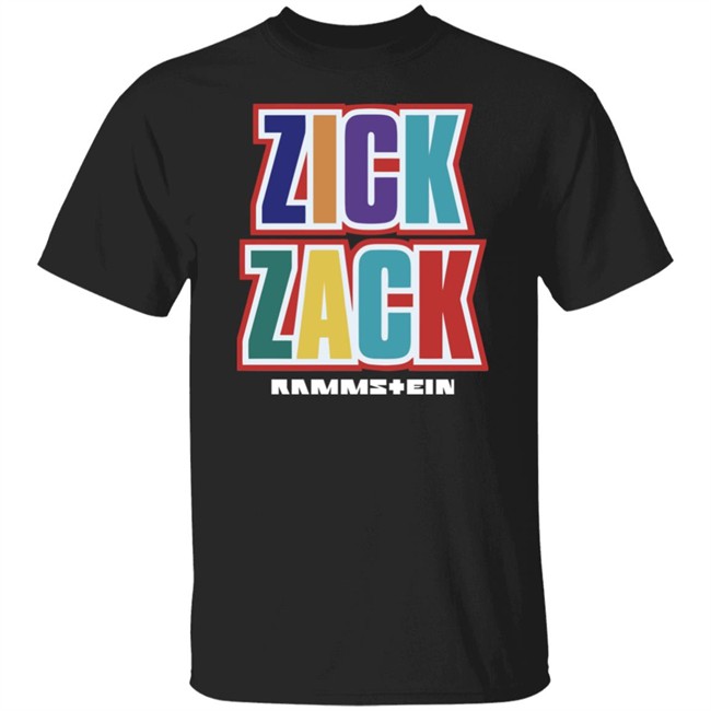 Shop Rammstein Merch Store Zick Zack Shirt Shop Rammstein Merch Store Zick Zack Shirt