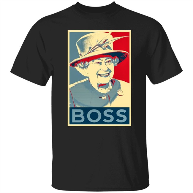 Boss Queen Elizabeth Ii T Shirt Platinum Jubilee