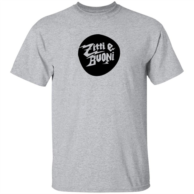 Maneskin Merch Zitti E Buoni Grey T Shirt