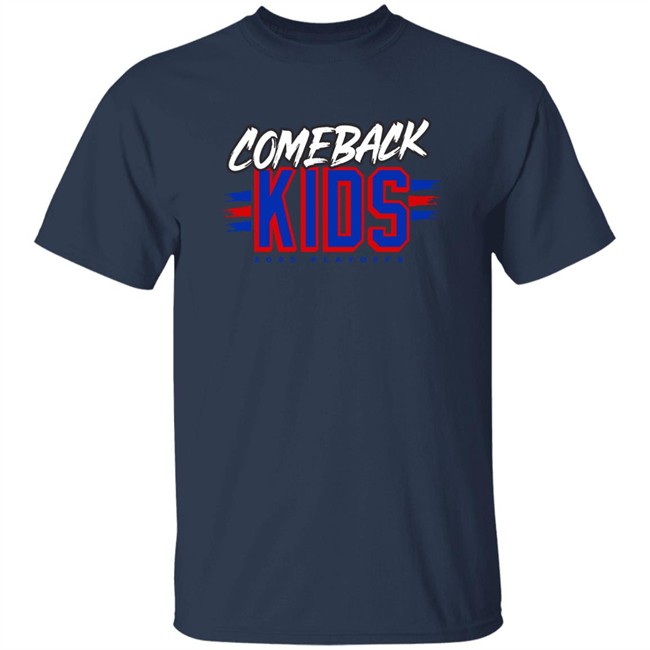 Comeback Kids 2022 Playoffs Shirt We Bleed Blue NYC Merch Store Comeback Kids 2022 Playoffs Shirt We Bleed Blue NYC Merch Store