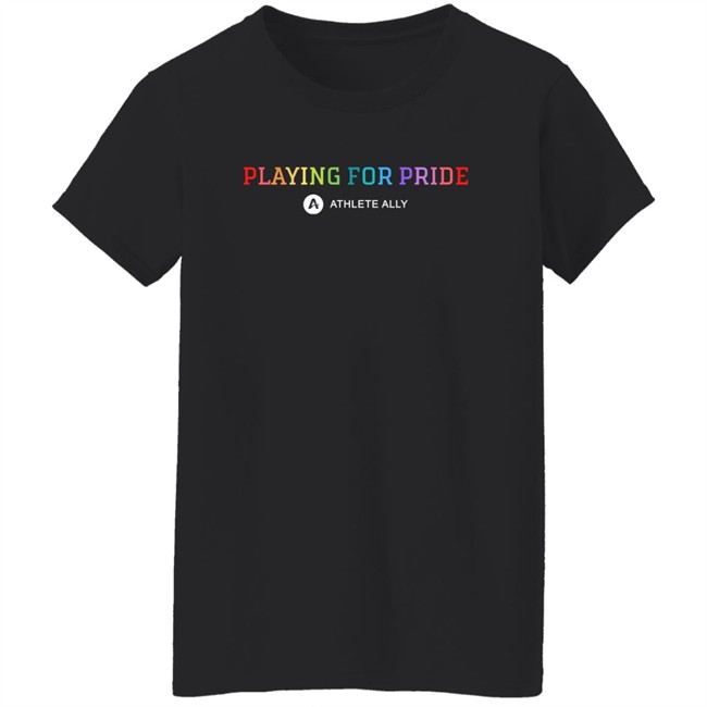 Playing For Pride Athlete Ally T Shirt Johnny Stanton Playing For Pride Athlete Ally T Shirt Johnny Stanton