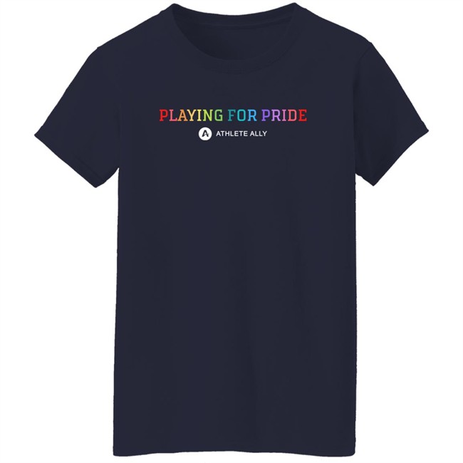 Playing For Pride Athlete Ally T Shirt Johnny Stanton