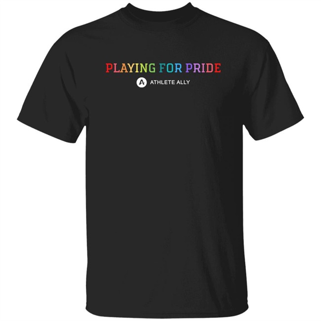 Playing For Pride Athlete Ally T Shirt Johnny Stanton Johnny Stanton Playing For Pride Athlete Ally T Shirt