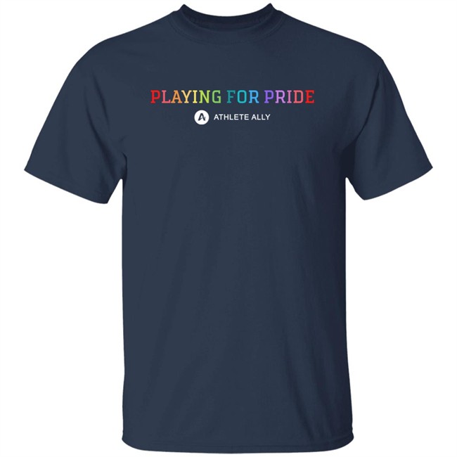 Playing For Pride Athlete Ally T Shirt Johnny Stanton Johnny Stanton Playing For Pride Athlete Ally T Shirt