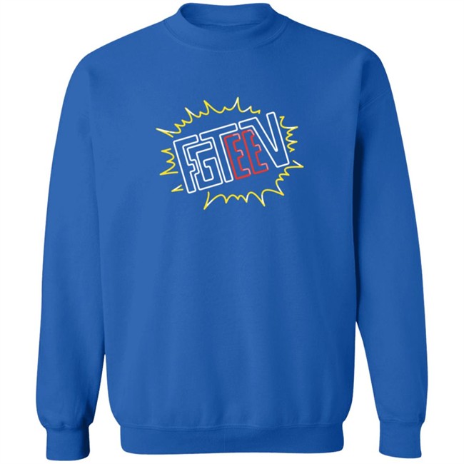 Fgteev Merch V Neon Logo T Shirt Fgteev Merch V Neon Logo T Shirt