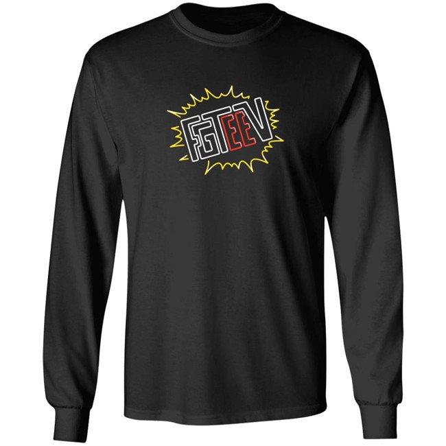 Fgteev Merch V Neon Logo T Shirt Fgteev Merch V Neon Logo T Shirt