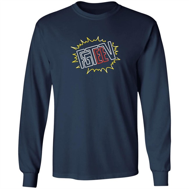 Fgteev Merch V Neon Logo T Shirt Fgteev Merch V Neon Logo T Shirt