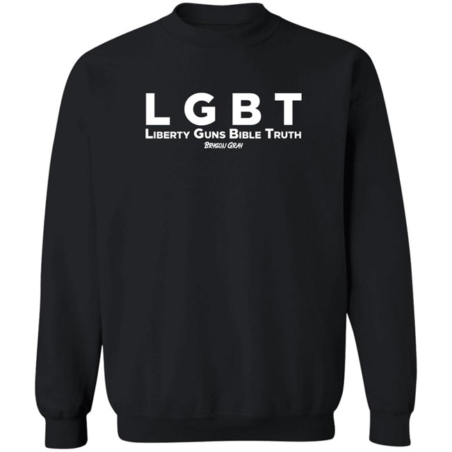 LGBT Liberty Guns Bible Truth Bryson Gray Shirt Pride Month 3Sidedstory Real Bryson Gray