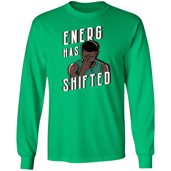 Barstool Sports Merchandise Energy Has Shifted Tee Shirt Boston Basketball Energy Has Shifted Tee Shirt Barstool Sports Merchandise Boston Basketball
