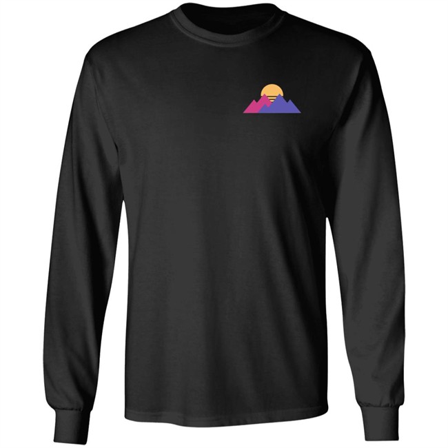 Purpled Merch Mountain Long Sleeve Shirt