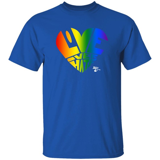 Mimi’S Fresh Tees Merch Pride Love Over Hate Shirt Baonpdx Portland Thorns Fc
