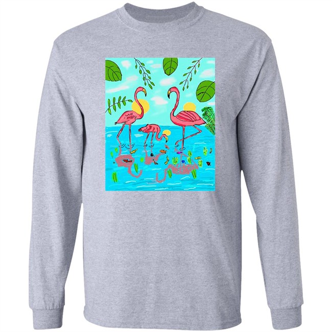 Flamingo Shirt Bonfire Shop James Cage White James Cage White Flamingo Shirt Bonfire Shop