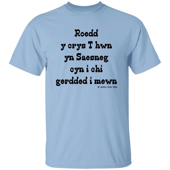 Roedd Y Crys T Hwn Yn Saesneg Cyn I Ti Gerdded I Mewn Erin Pyle Shirt Craig Allman