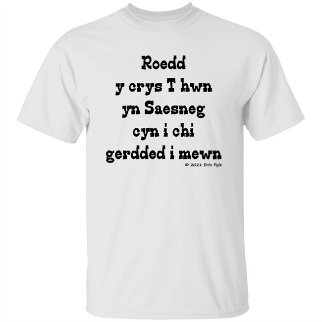 Roedd Y Crys T Hwn Yn Saesneg Cyn I Ti Gerdded I Mewn Erin Pyle Shirt Craig Allman Roedd Y Crys T Hwn Yn Saesneg Cyn I Ti Gerdded I Mewn Erin Pyle Shirt Craig Allman