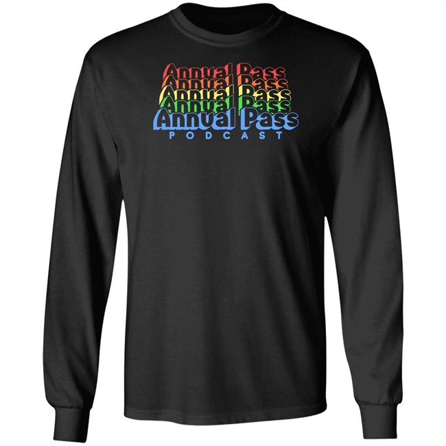 Dave Cobb Annual Pass Jack Pattillo Geoff Ramsey Rooster Teeth Merch Annual Pass Pride Stack Shirt