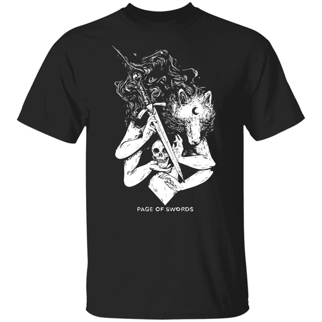 Wolf Skull Jack Store Fenrir Furry Page Of Swords Shirt Wolf Skull Jack Store Page Of Swords Shirt Fenrir Furry