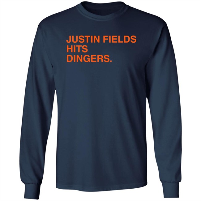 Justin Fields Hits Dingers Shirt Obvious Shirts Merch Obvious Shirts Merch Justin Fields Hits Dingers Shirt