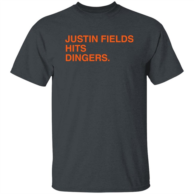 Justin Fields Hits Dingers Shirt Obvious Shirts Merch