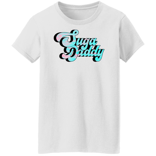 Suga Sean Suga Daddy White Tee Shirt Suga Sean Merch Suga Sean Suga Daddy White Tee Shirt Suga Sean Merch