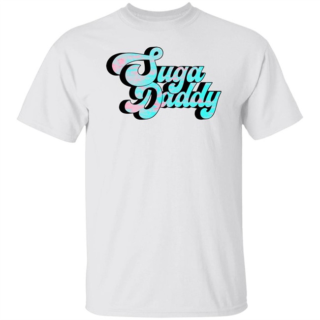 Suga Sean Suga Daddy White Tee Shirt Suga Sean Merch Suga Sean Suga Daddy White Tee Shirt Suga Sean Merch