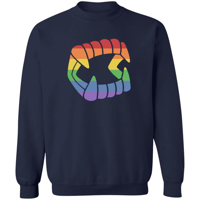 Rainbow Chompers Tee Shirt Creepy Co Rainbow Chompers Tee Shirt Creepy Co