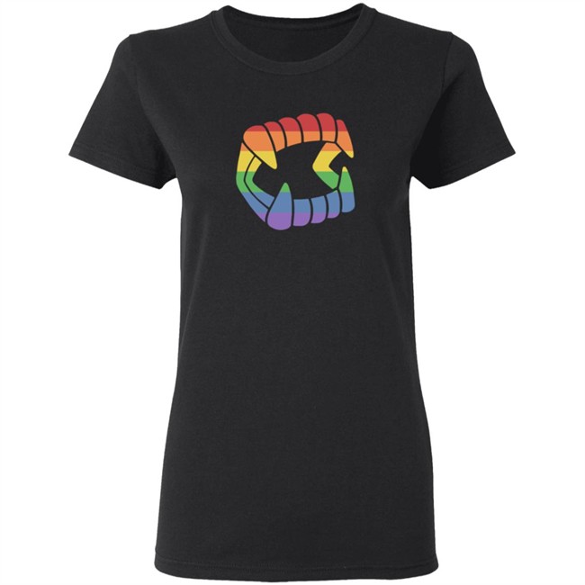 Rainbow Chompers Tee Shirt Creepy Co Rainbow Chompers Tee Shirt Creepy Co