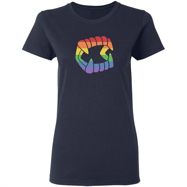 Rainbow Chompers Tee Shirt Creepy Co Rainbow Chompers Tee Shirt Creepy Co