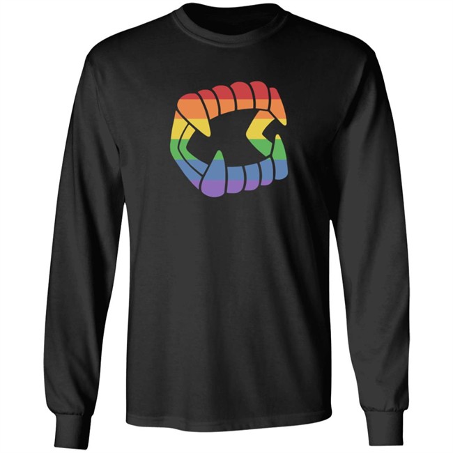 Rainbow Chompers Tee Shirt Creepy Co Rainbow Chompers Tee Shirt Creepy Co