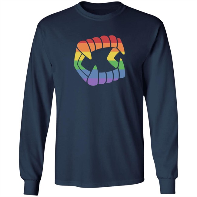 Rainbow Chompers Tee Shirt Creepy Co Rainbow Chompers Tee Shirt Creepy Co