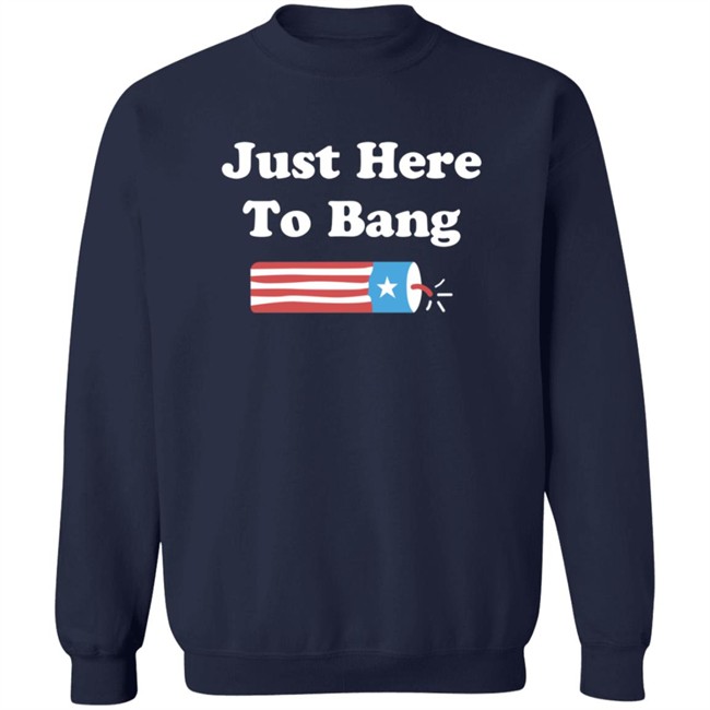 Just Here To Bang T Shirt Just Here To Bang T Shirt