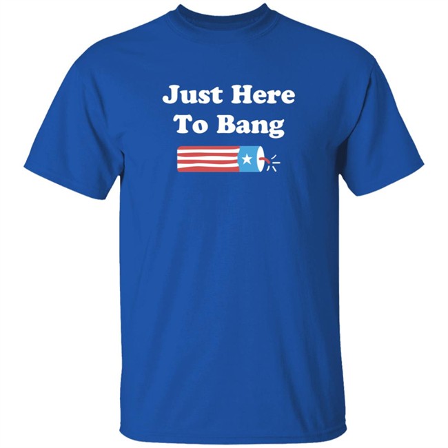 Just Here To Bang T Shirt Just Here To Bang T Shirt