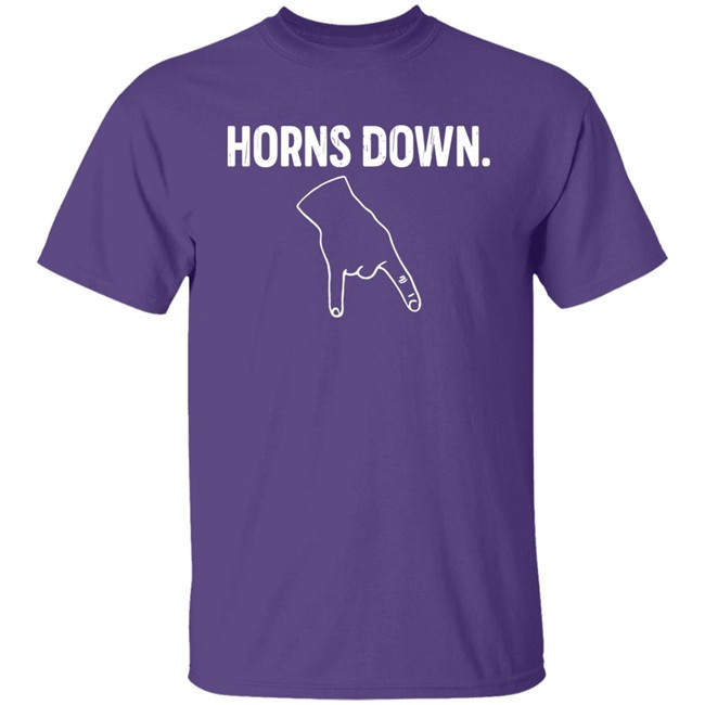 Oklahoma Horns Down Shirt OU OU Horns Down Shirt Oklahoma