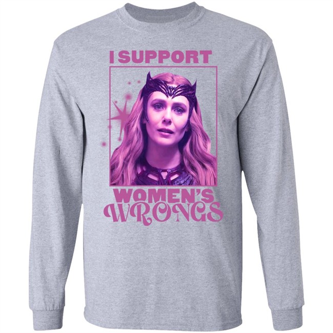 Scarlet Witch I Support Women's Wrongs Shirt I Support Women's Wrongs Shirt Scarlet Witch